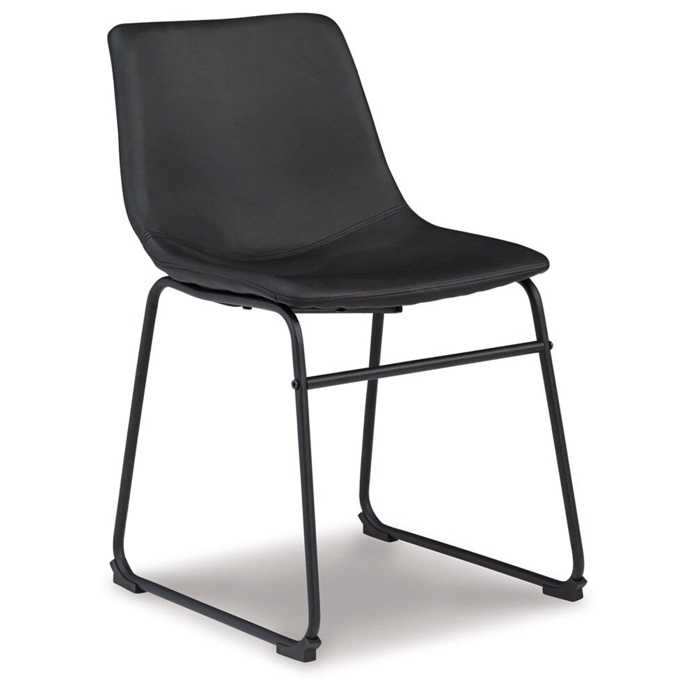 Signature Design by Ashley - Centiar Dining Uph Side Chair (Set Of 2) in Black - D372-06 veiw 1