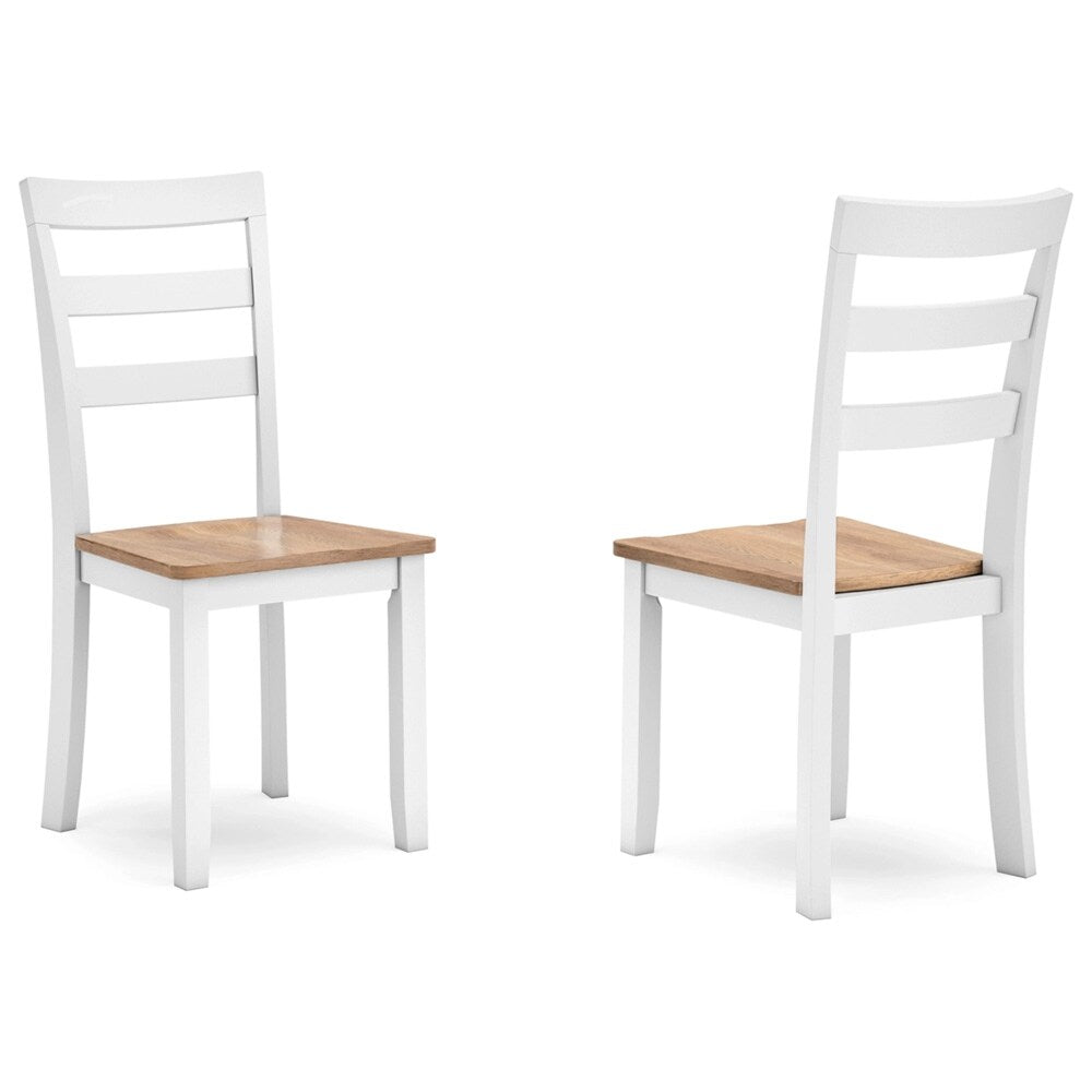 Signature Design by Ashley - Gesthaven Dining Room Side Chair (Set Of 2) in Natural/White - D398-01 veiw 1