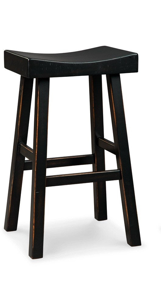 Signature Design by Ashley - Glosco 30in Bar Stool (Set of 2) in Black - D548-530 veiw 1