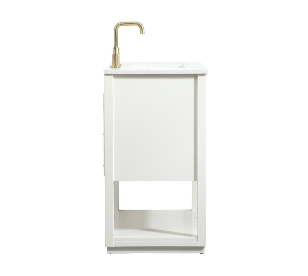Elegant Furniture & Lighting - Larkin 30 inch Single bathroom vanity in white - VF19230WH veiw 7