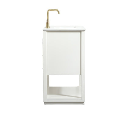 Elegant Furniture & Lighting - Larkin 30 inch Single bathroom vanity in white - VF19230WH veiw 7