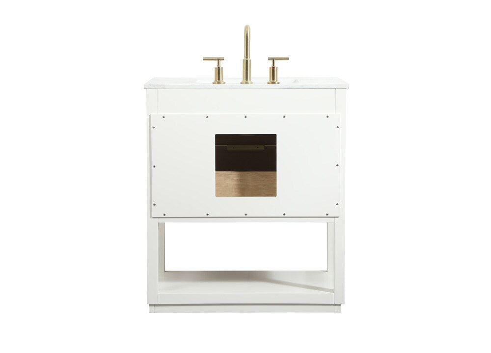 Elegant Furniture & Lighting - Larkin 30 inch Single bathroom vanity in white - VF19230WH veiw 8