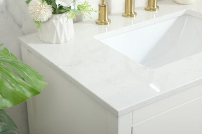Elegant Furniture & Lighting - Larkin 30 inch Single bathroom vanity in white - VF19230WH veiw 12
