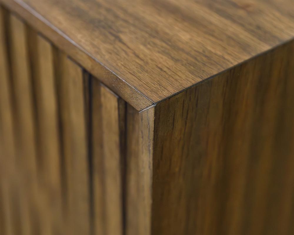 Martin Furniture - Delray 81 in Mid-century Modern Fireplace Console In Brown - IMDY380FP veiw 6