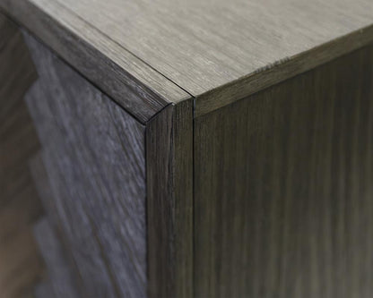 Martin Furniture - Palisades 80in Fireplace Console In Dark Gray - IMPA380FPC veiw 6