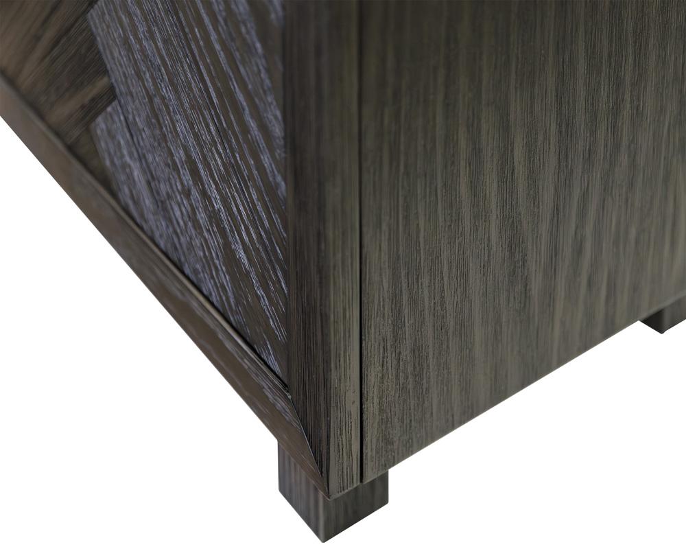 Martin Furniture - Palisades 80in Fireplace Console In Dark Gray - IMPA380FPC veiw 7