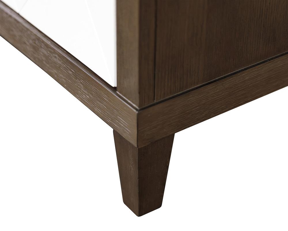 Martin Furniture - Stellar Modern Wood 65in Fireplace Console with with doors In Brown - IMSL360FP veiw 7