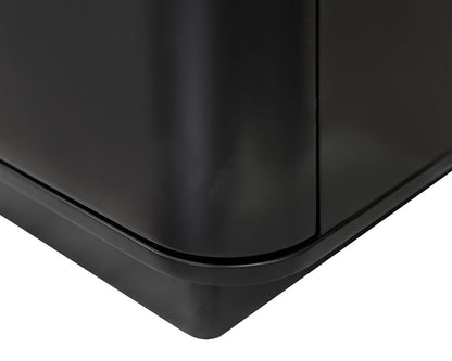 Martin Furniture - Uptown Modern 76in Fireplace Console In Black - IMUP370FPB veiw 8