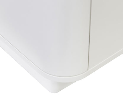 Martin Furniture - Uptown Modern 60in Fireplace Console In White - IMUP360FPW veiw 7