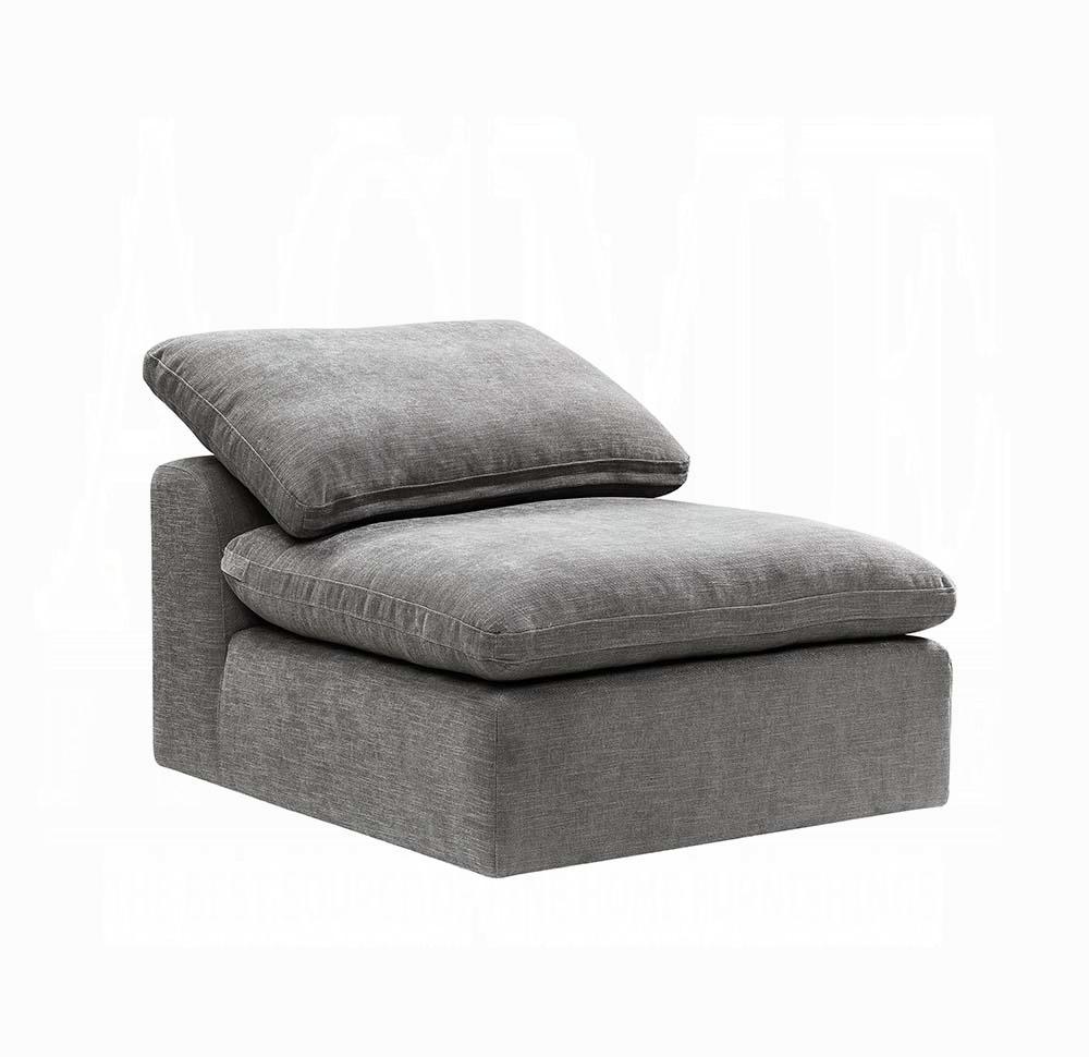 ACME Furniture - Naveen Modular - Armless Chair - Gray Linen - LV01103 veiw 1