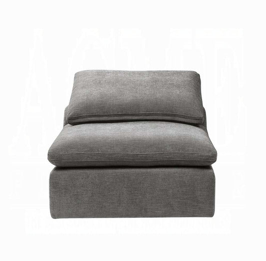 ACME Furniture - Naveen Modular - Armless Chair - Gray Linen - LV01103 view 2