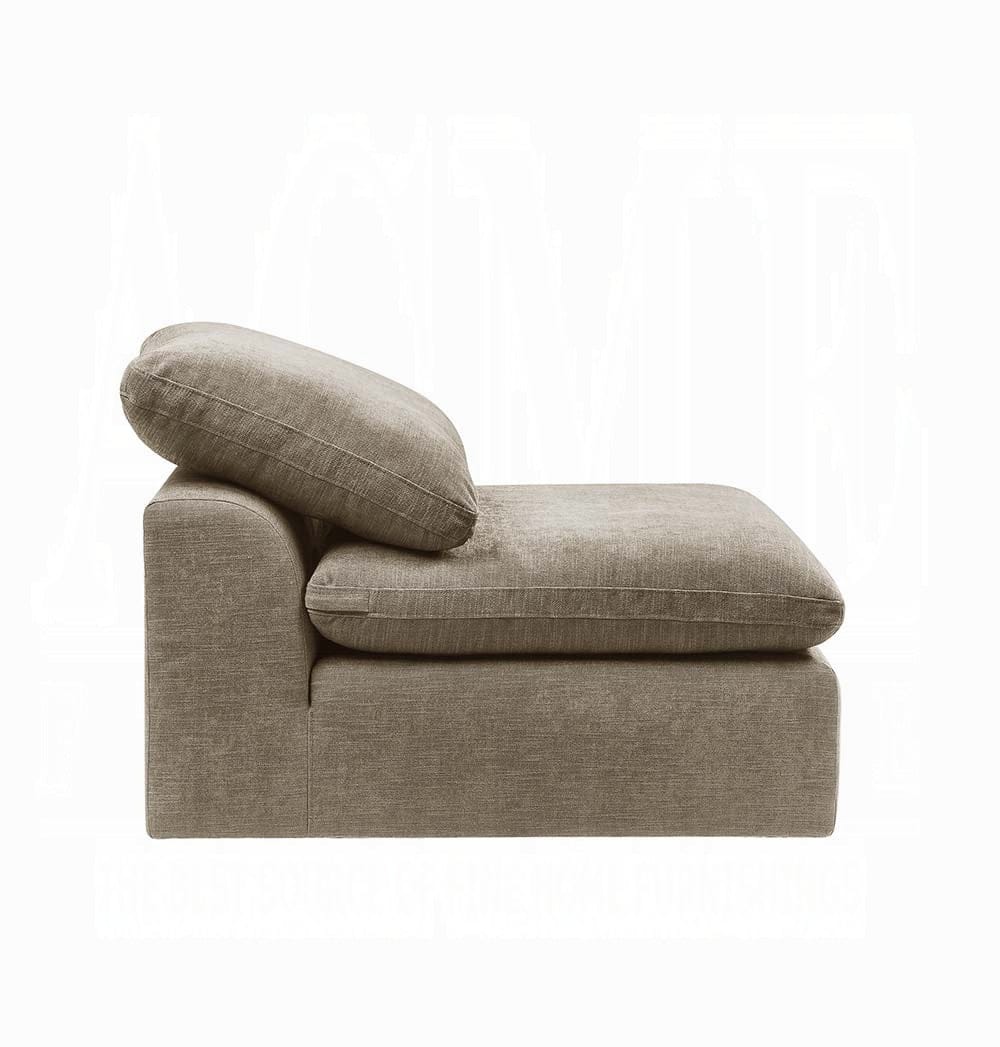 ACME Furniture - Naveen Modular - Armless Chair - Khaki Linen - LV01106 view 3