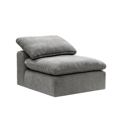 ACME Furniture - Naveen Modular - Armless Chair - Gray Linen - LV55140 veiw 1