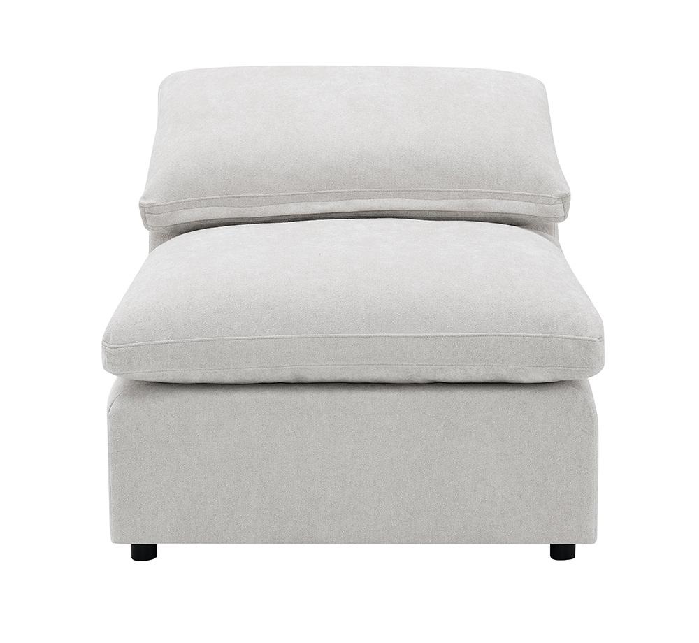 ACME Furniture - Naveen Modular - Armless Chair - Ivory Linen - LV55130 veiw 2