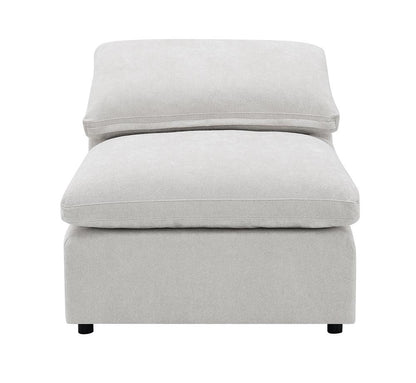 ACME Furniture - Naveen Modular - Armless Chair - Ivory Linen - LV55130 veiw 2