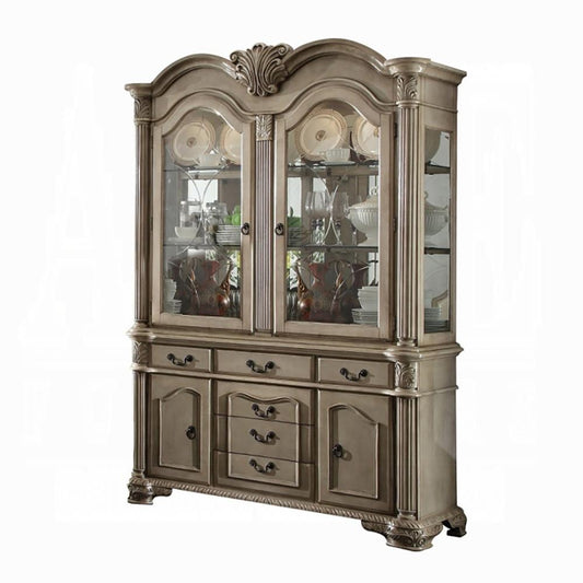 ACME Furniture - Chateau de Ville Buffet & Hutch - Antique White - 64069A veiw 1