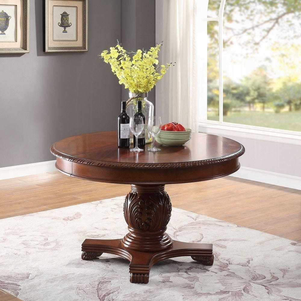 ACME Furniture - Chateau De Ville Dining Table - Cherry - 64170A view 8