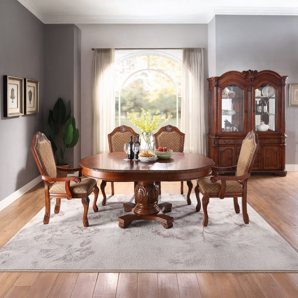 ACME Furniture - Chateau De Ville Dining Table - Cherry - 64170A view 10