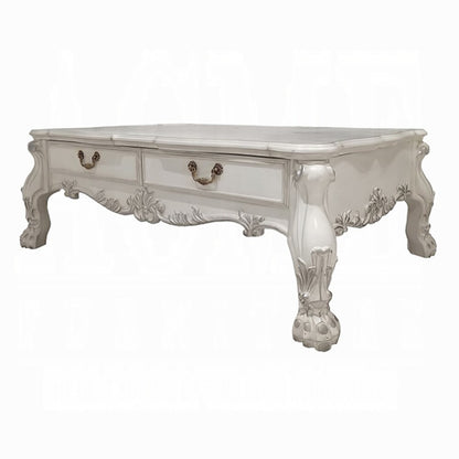 ACME Furniture - Dresden Coffee Table - Bone White Finish - LV01686 veiw 1