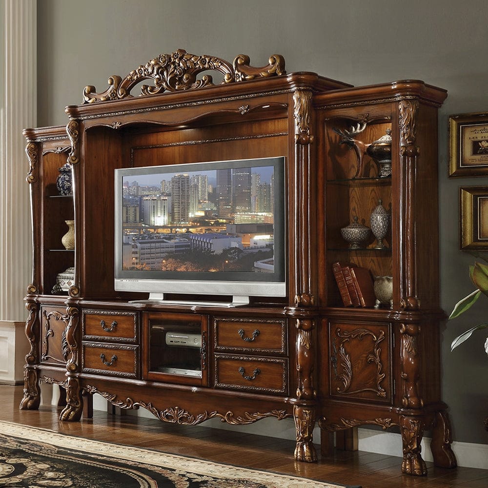 ACME Furniture - Dresden Entertainment Center - Cherry Oak - 91335 view 3