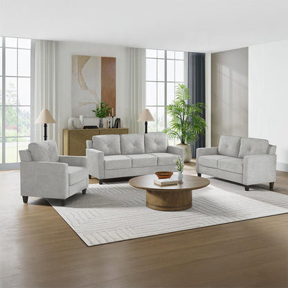 ACME Furniture - Horatio Loveseat - Taupe Leather - LV02521 veiw 3