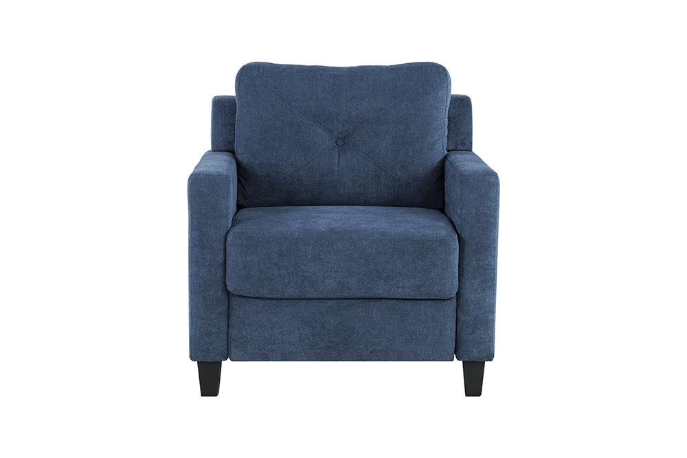 ACME Furniture - Horatio Chair - Navy Leather - LV02519 veiw 2