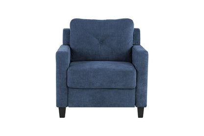 ACME Furniture - Horatio Chair - Navy Leather - LV02519 veiw 2