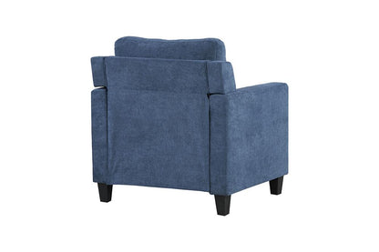 ACME Furniture - Horatio Chair - Navy Leather - LV02519 veiw 4