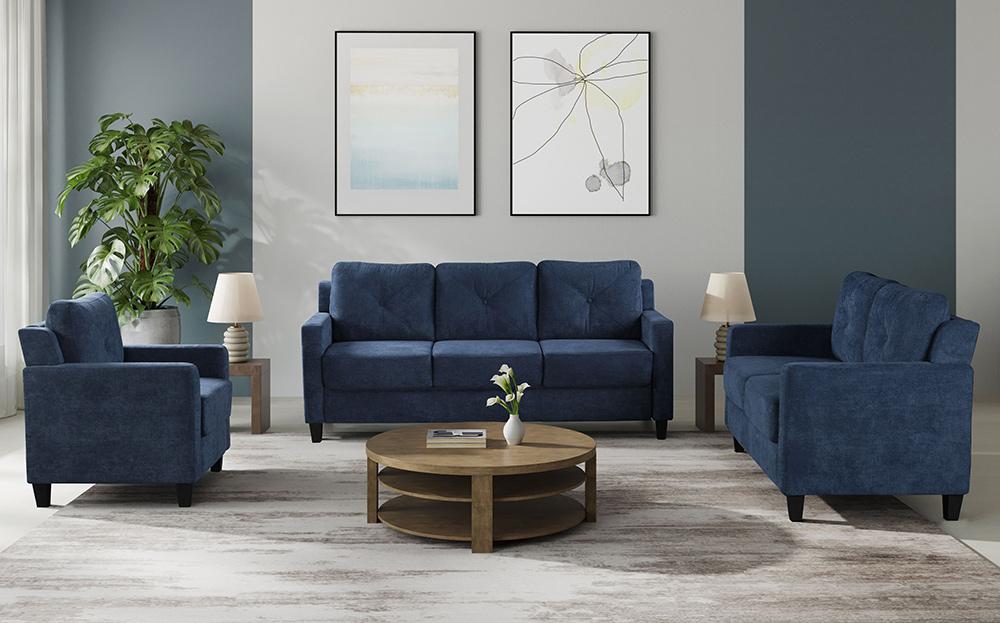 ACME Furniture - Horatio Chair - Navy Leather - LV02519 veiw 5