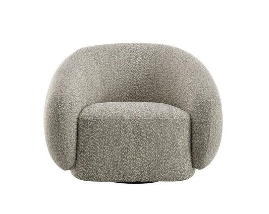 ACME Furniture - Isabel Chair w/Swivel - 2-Tone Brown Boucle - LV02568 veiw 3