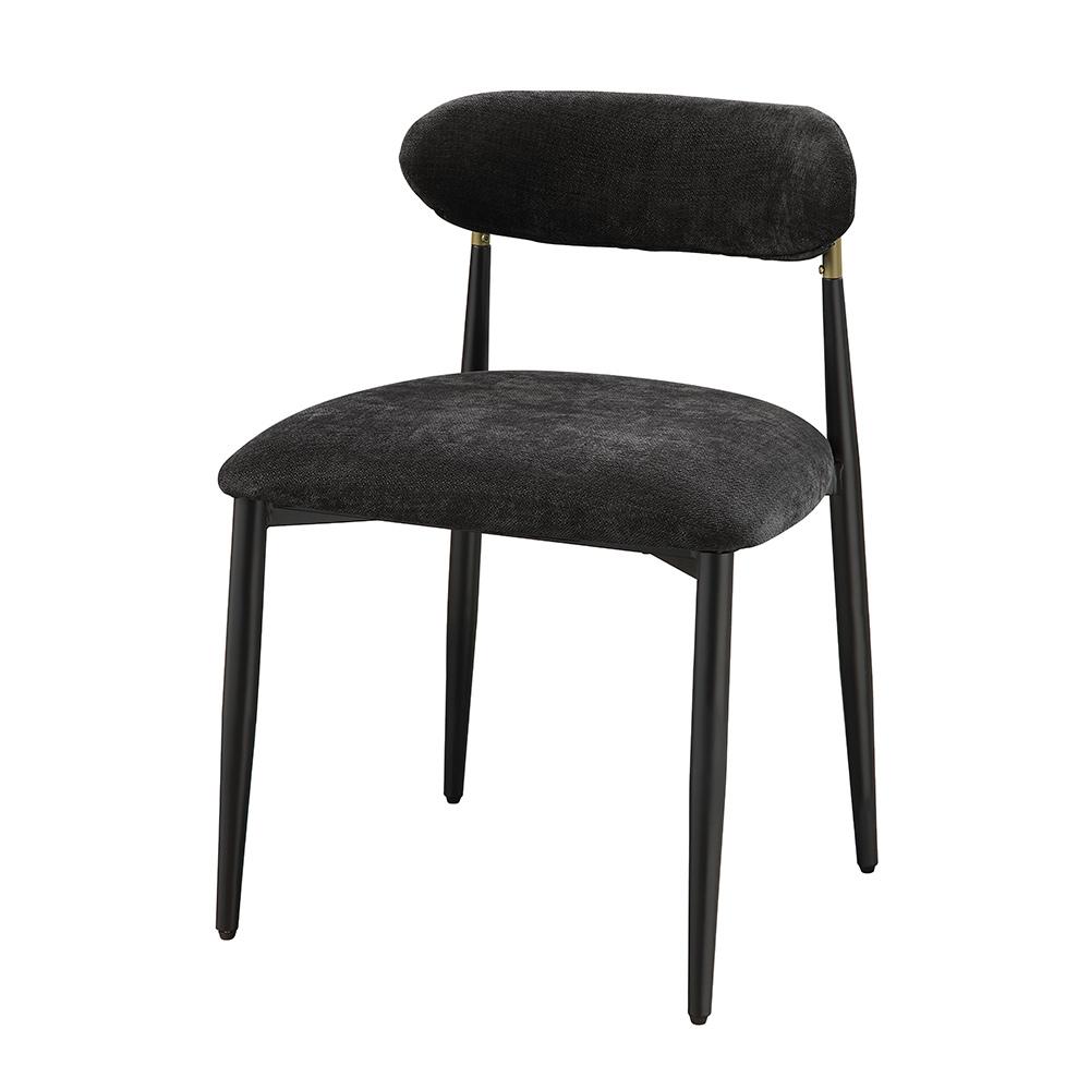 ACME Furniture - Jaramillo Side Chair (Set of 2) - Black Fabric & Black Finish - DN02693 view 1
