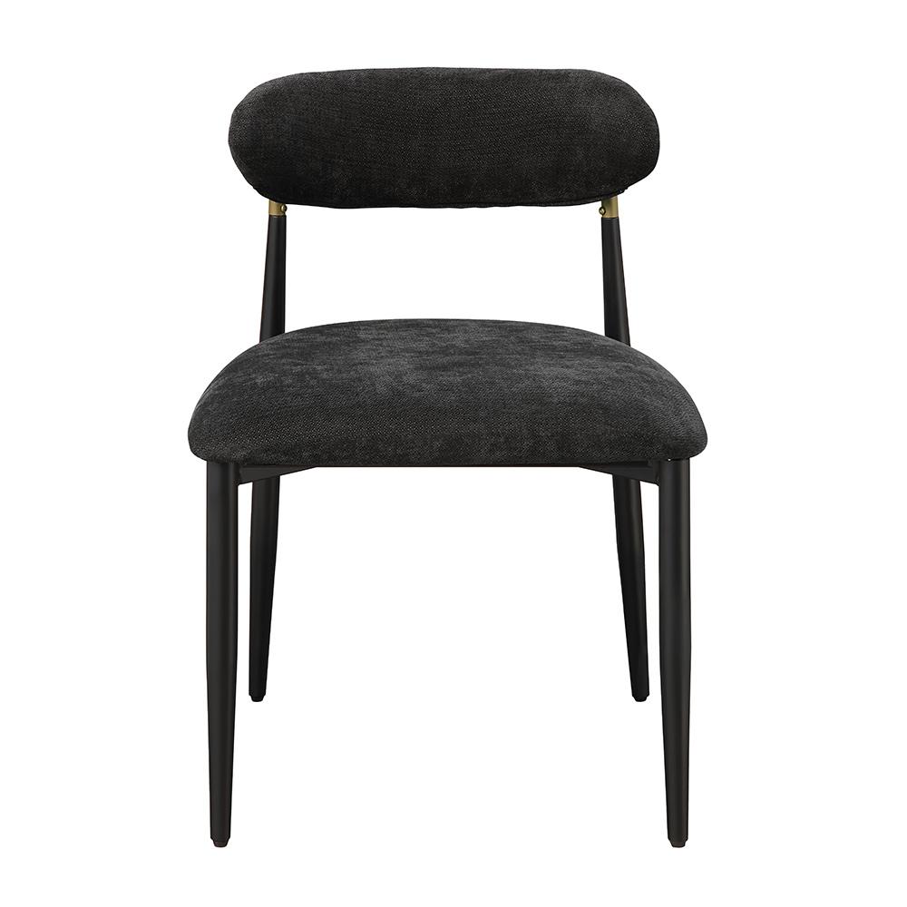 ACME Furniture - Jaramillo Side Chair (Set of 2) - Black Fabric & Black Finish - DN02693 view 2