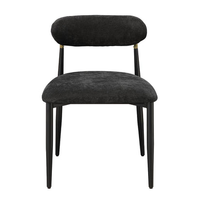 ACME Furniture - Jaramillo Side Chair (Set of 2) - Black Fabric & Black Finish - DN02693 view 2