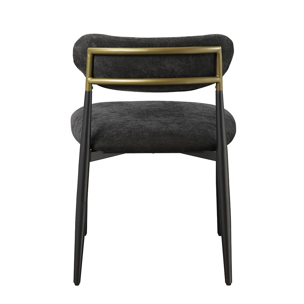 ACME Furniture - Jaramillo Side Chair (Set of 2) - Black Fabric & Black Finish - DN02693 view 3