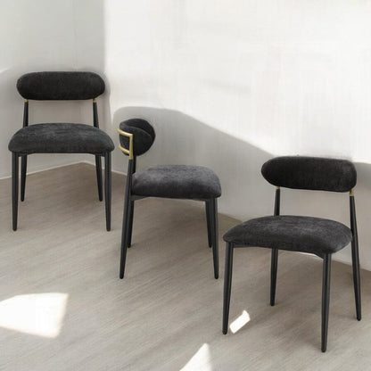 ACME Furniture - Jaramillo Side Chair (Set of 2) - Black Fabric & Black Finish - DN02693 view 9