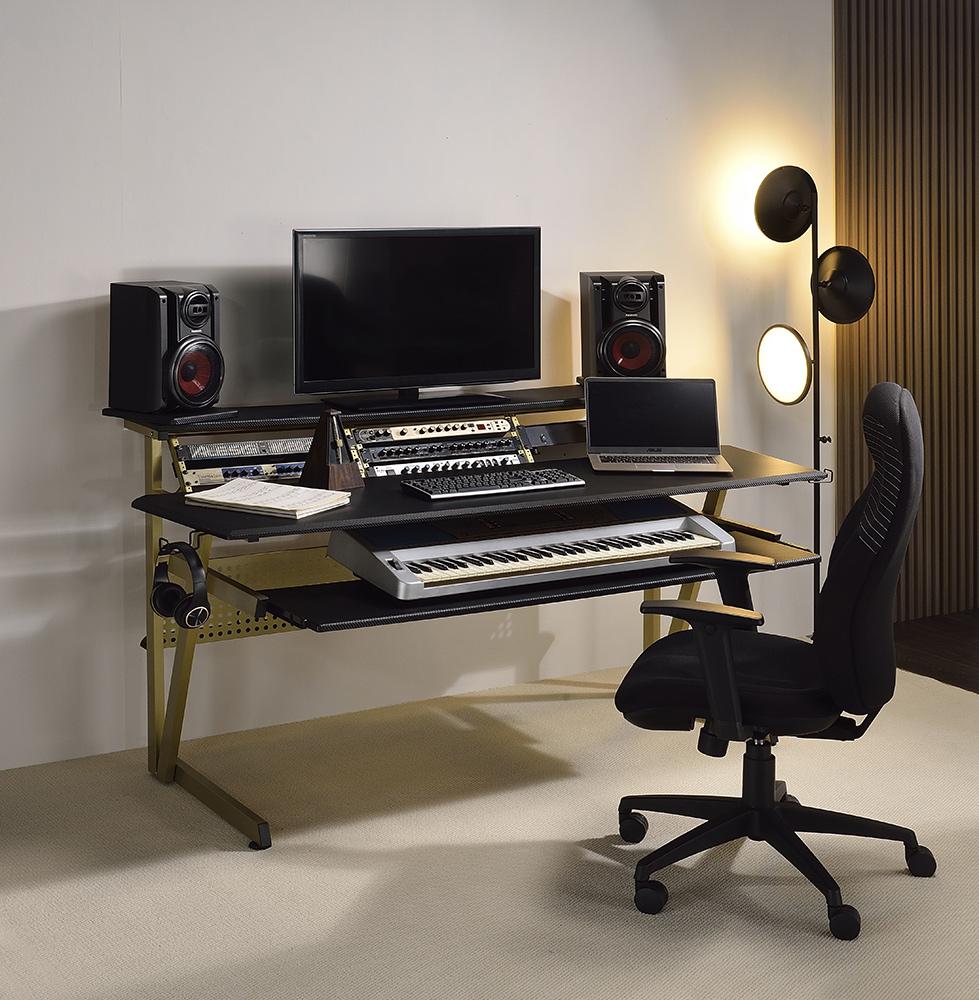 ACME Furniture - Saida Music Desk - Black Finish - OF02747 veiw 1