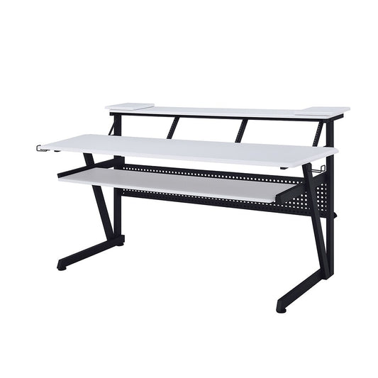 ACME Furniture - Saida Music Desk - White Finish - OF02748 veiw 2