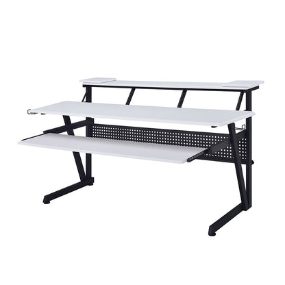 ACME Furniture - Saida Music Desk - White Finish - OF02748 veiw 4