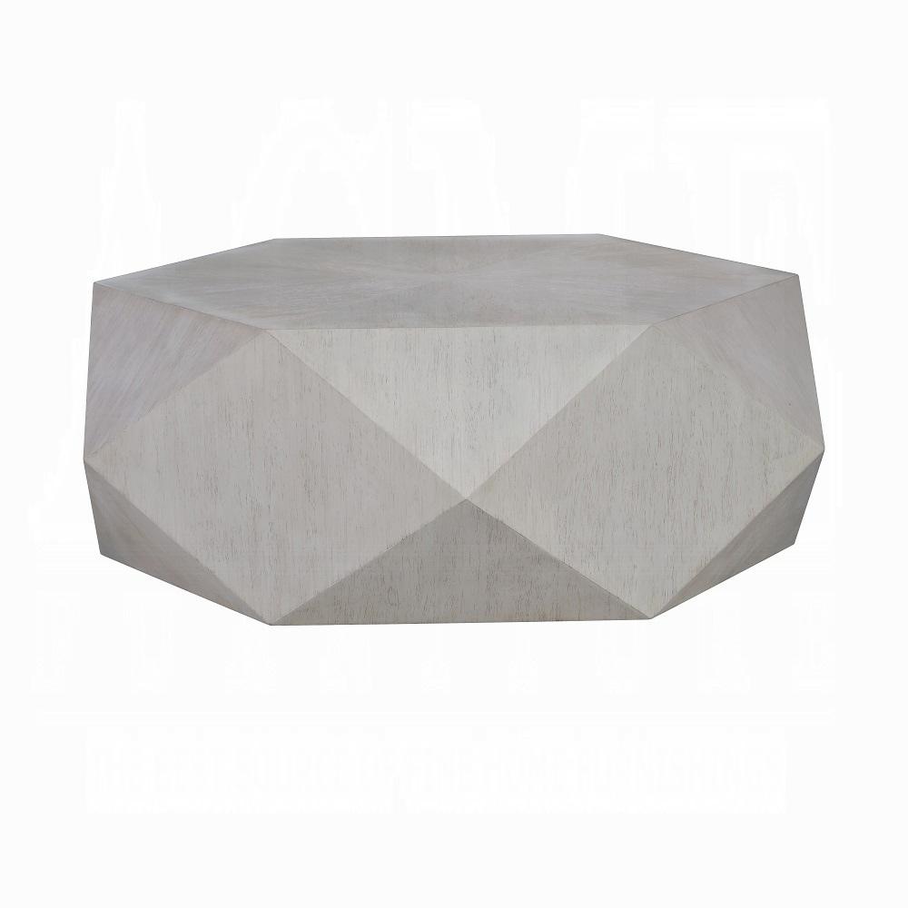 ACME Furniture - Hanniel Coffee Table - White Finish - LV02765 veiw 1
