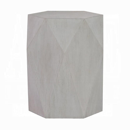 ACME Furniture - Hanniel End Table - White Finish - LV02766 view 1