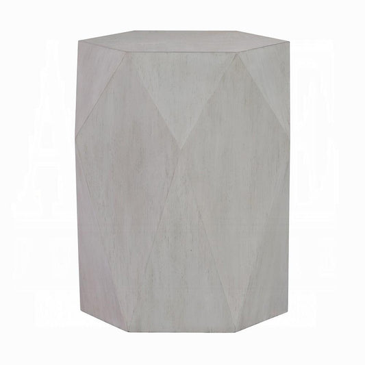 ACME Furniture - Hanniel End Table - White Finish - LV02766 view 1