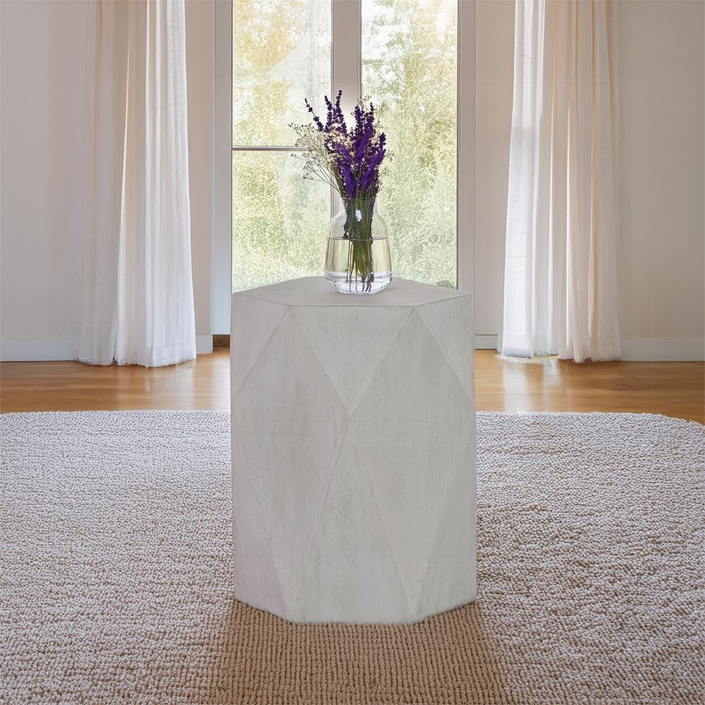 ACME Furniture - Hanniel End Table - White Finish - LV02766 view 2