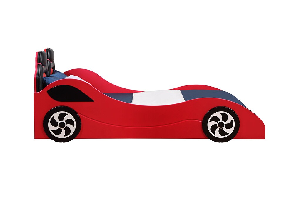 ACME Furniture - Colen Car Bed (Twin) - Red Finish - BD02831T veiw 4