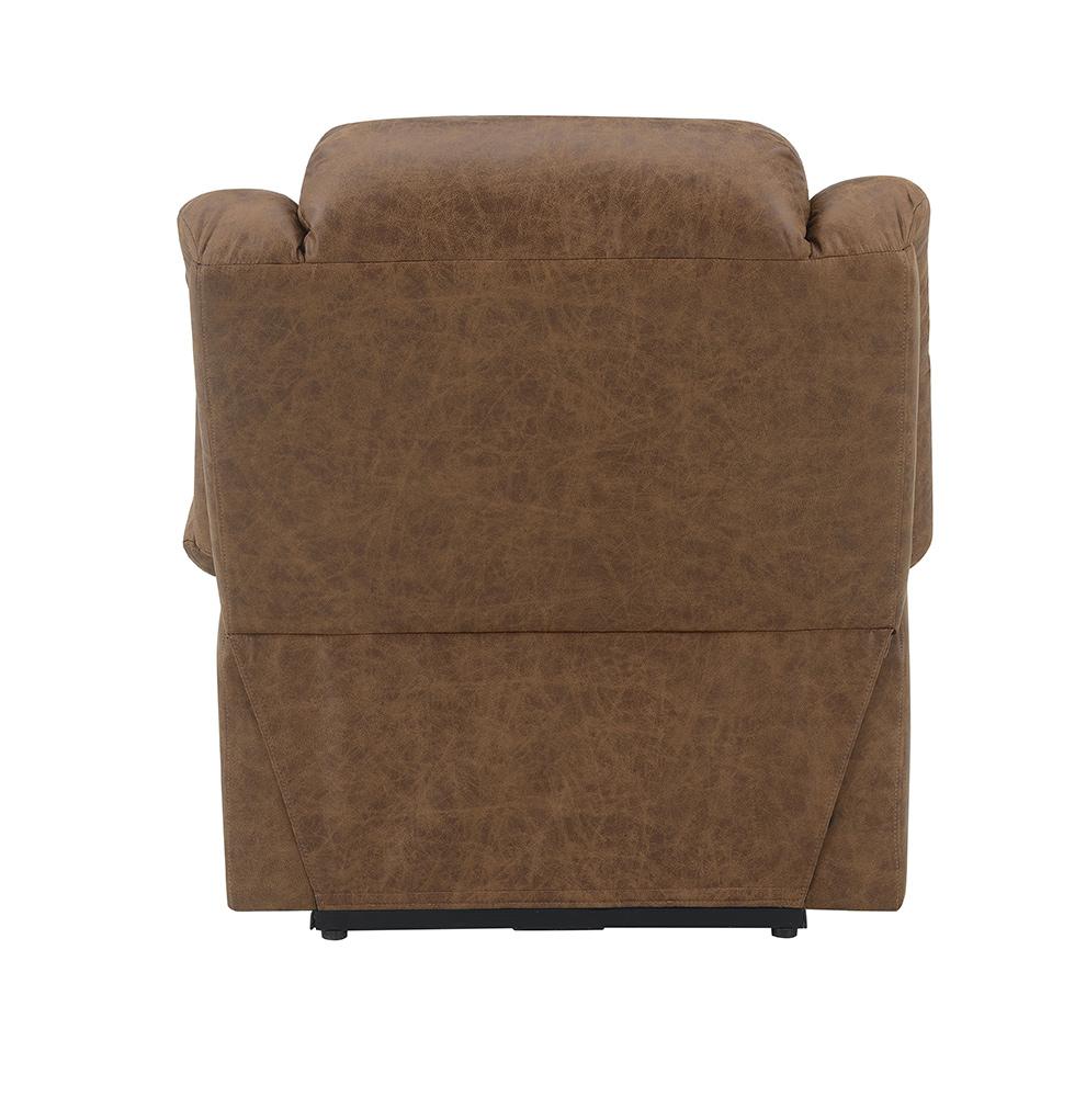 ACME Furniture - Omarion Power Recliner w/Lift, Heating & Massage - Brown Leather Aire - LV02997 veiw 10