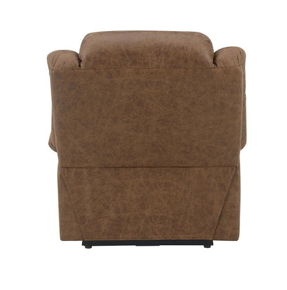 ACME Furniture - Omarion Power Recliner w/Lift, Heating & Massage - Brown Leather Aire - LV02997 veiw 10