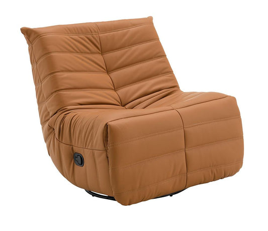 ACME Furniture - Talmon Glider Recliner w/Swivel - Orange Synthetic Leather - LV03072 veiw 2