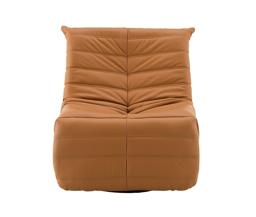 ACME Furniture - Talmon Glider Recliner w/Swivel - Orange Synthetic Leather - LV03072 veiw 3