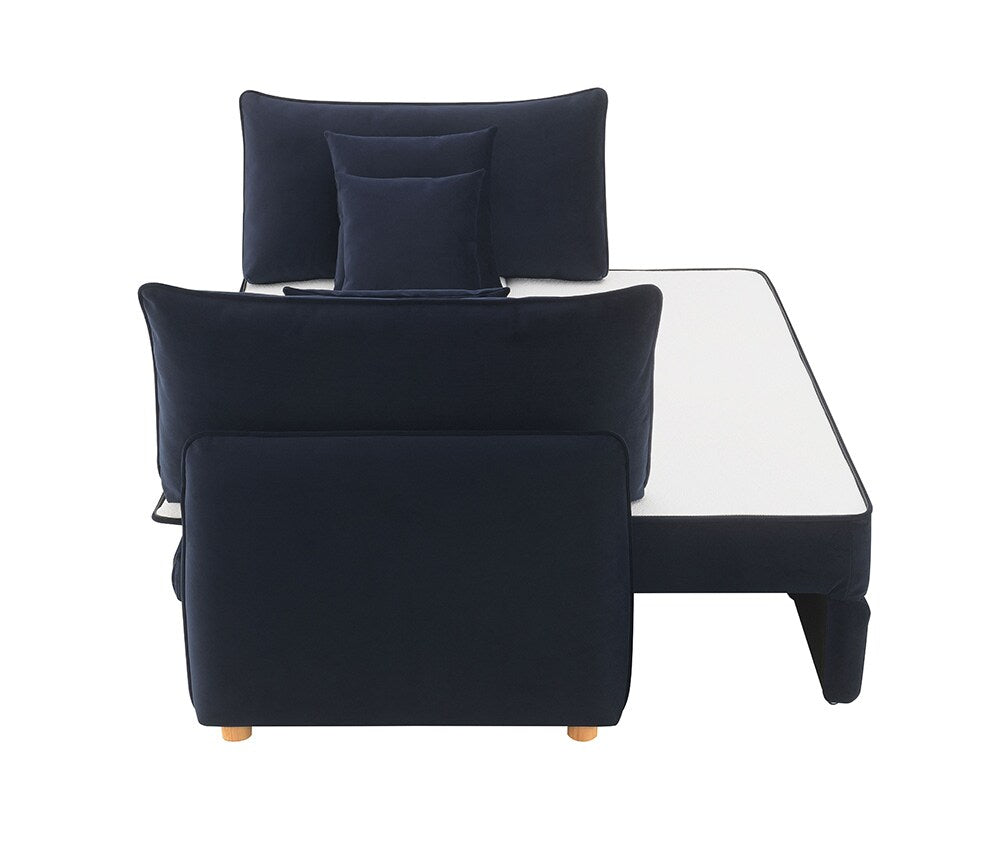 ACME Furniture - Irina Sofa w/Sleeper - Blue Fabric - LV03890 veiw 4