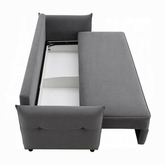 ACME Furniture - Irina Sofa w/Sleeper - Gray Fabric - LV03100 veiw 2