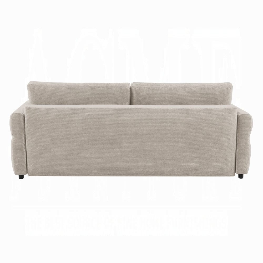 ACME Furniture - Haran Sofa w/Sleeper - Beige Fabric - LV03130 view 6